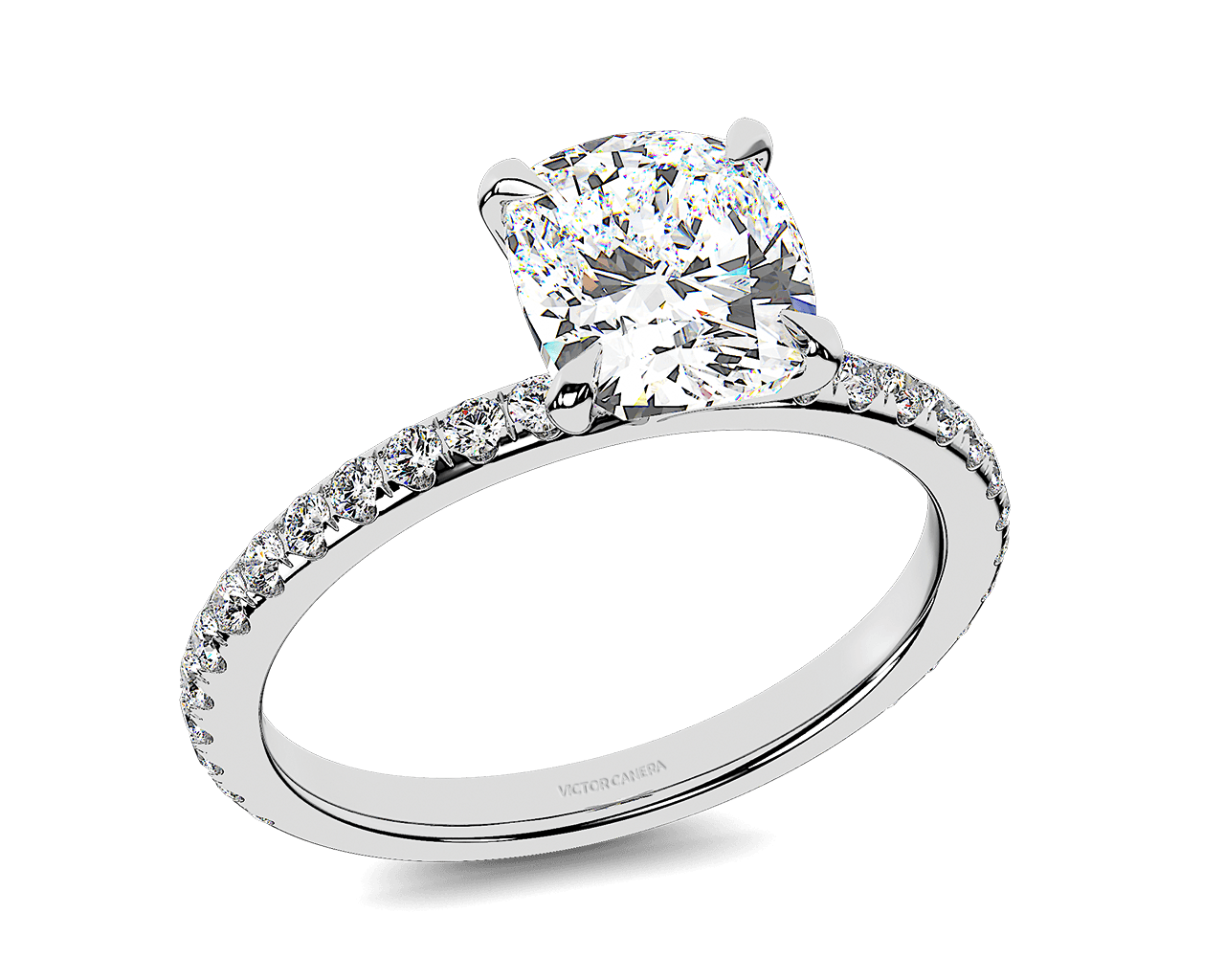 The Grace Pave Solitaire