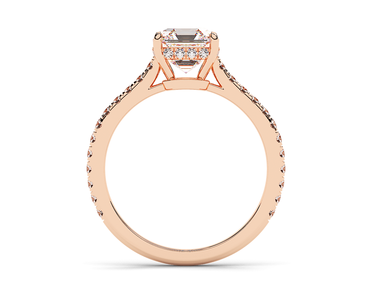 The Evelyn Pave Solitaire